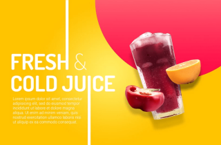Organic Juice - Premium Hero Image Free