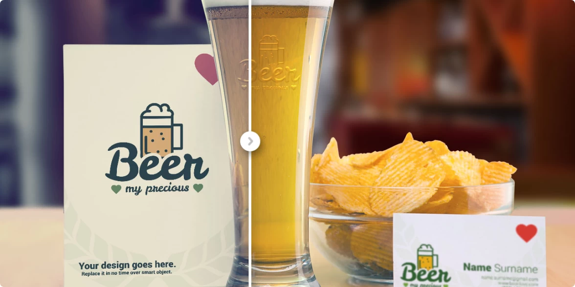 Beer package & branding mock-ups