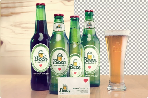 Beer package & branding mock-ups