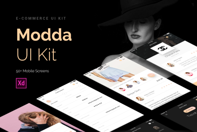Modda - E-Commerce Mobile UI - XD