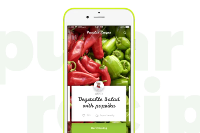 Organic Food UI Kit - XD
