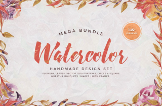 Watercolor Seamless Textures Bundle