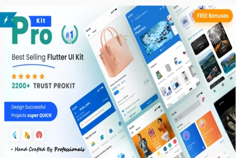 ProKit v42 - Best Selling Flutter UI Kit
