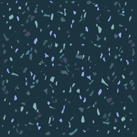 Blue Terrazzo patterns