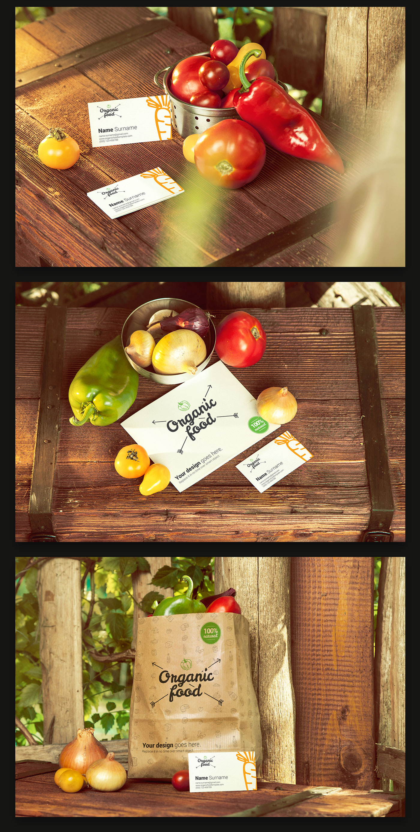 Download Organic Food Photo Mockup Vegetables Csform