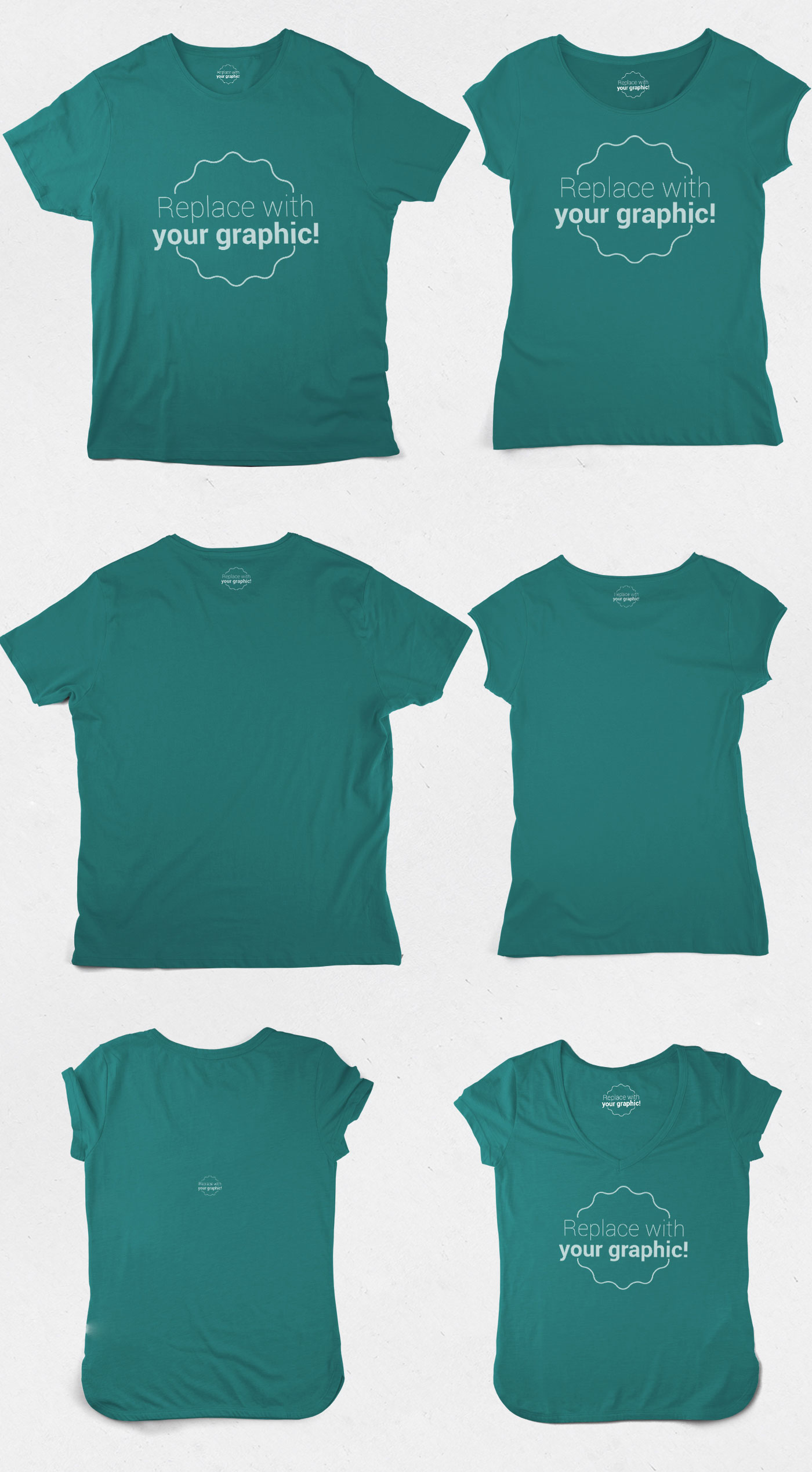 T-shirt Mockups and Packages - Hero Images Scene Generator - CSForm
