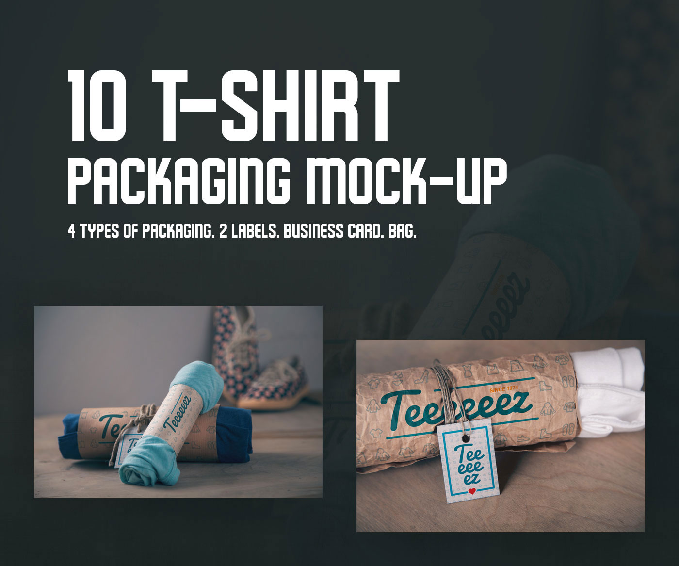 Download T-shirt Packaging Mockups - CSForm