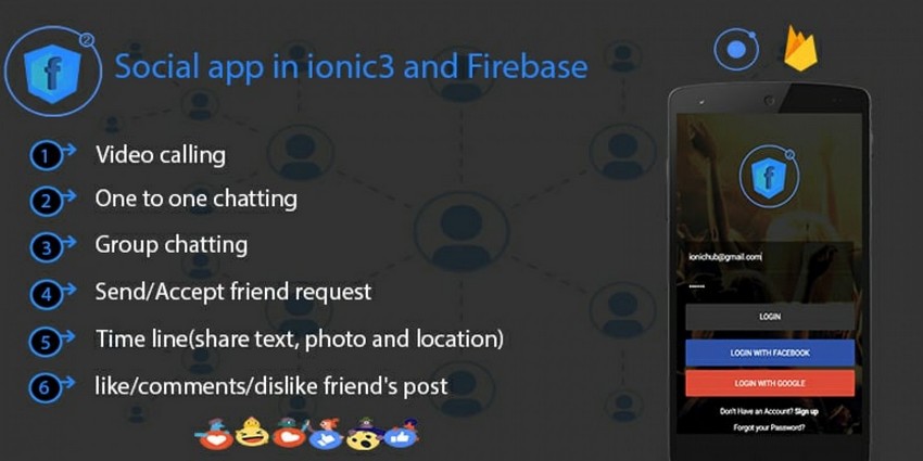 Ionic 2 chat app