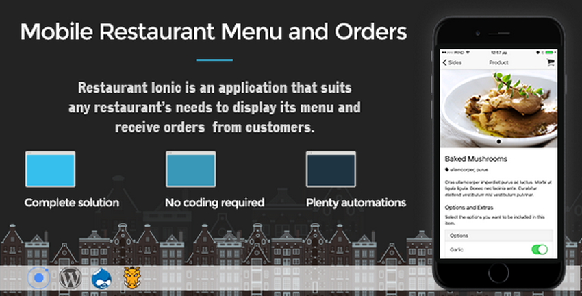 Restaurant Ionic – Full Application with Firebase backend