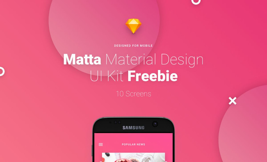 Matta UI Kit Freebie