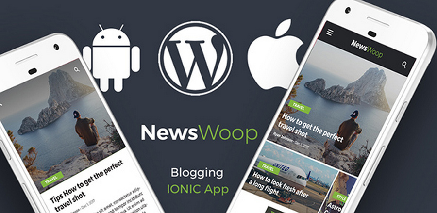 NewsWoop Ionic App Template