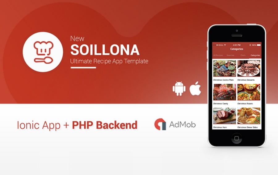 Soillona Ionic App Template