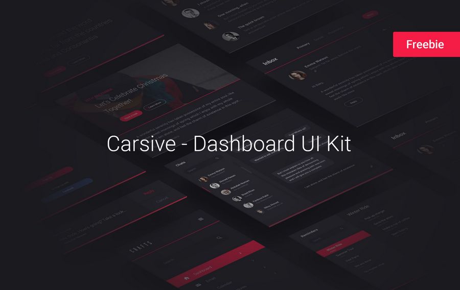 Carsive Free Dashboard UI Kit