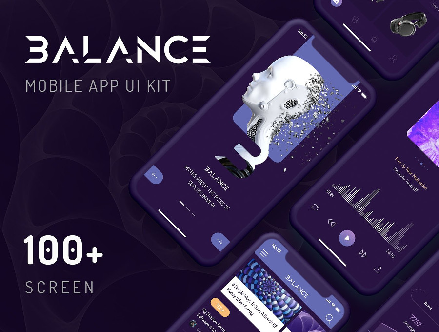 Balance Mobile App UI Kit