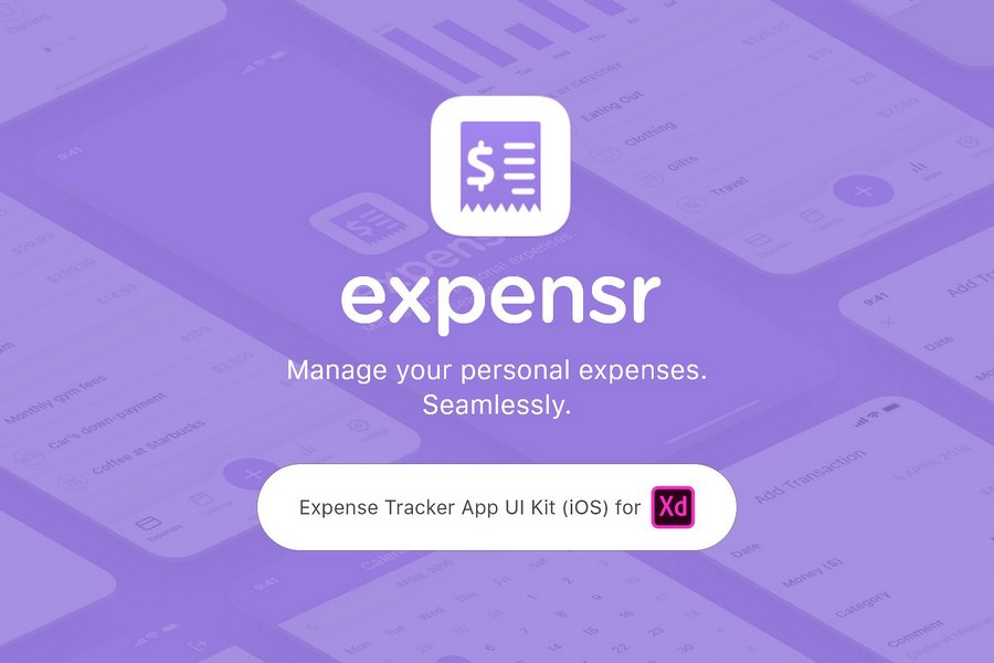 Expensr App UI Kit