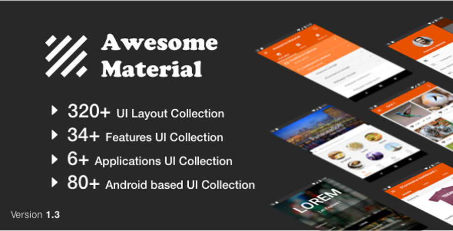 Awesome Material Android App Template