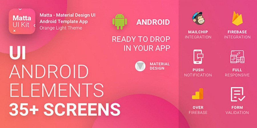 Matta Material Design Android app starter