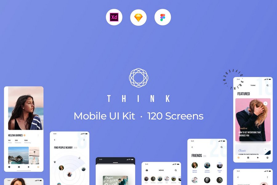 Think Mobile UI Kit