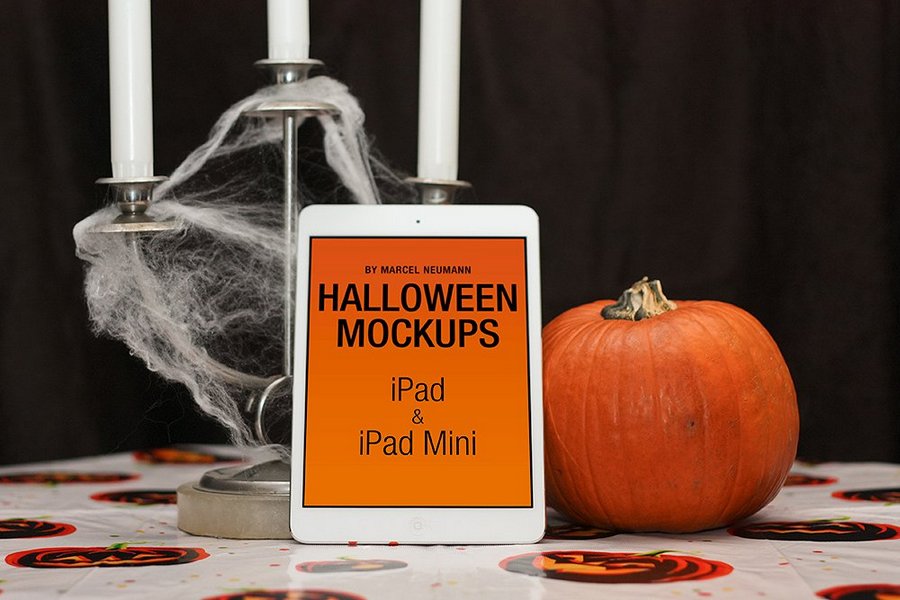 Halloween mockups iPad
