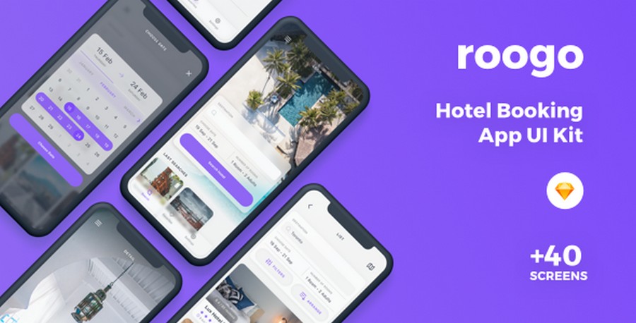 Best Hotel App UI Kits for iOS and Android | CSForm