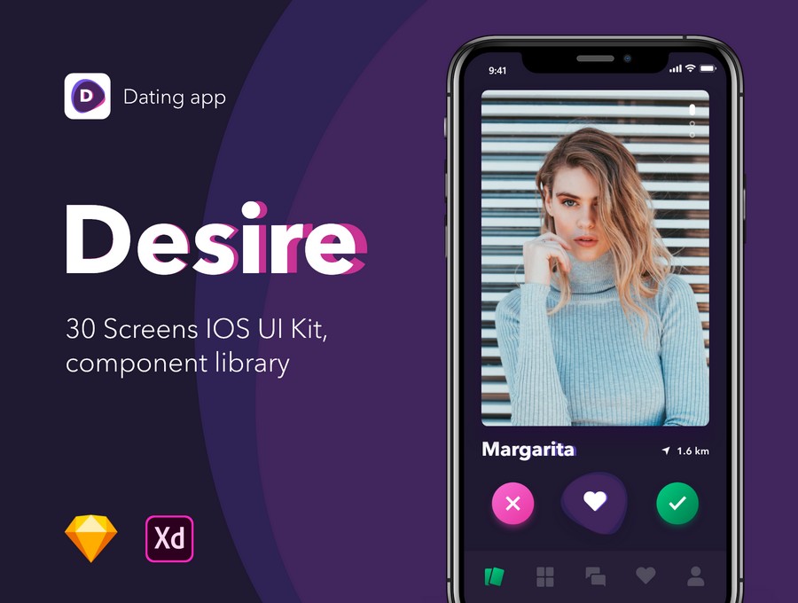 Desire Dating App UI Kit