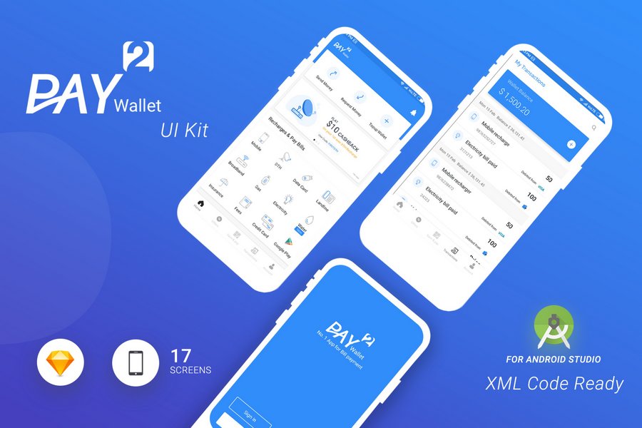 Pay2Wallet UI Kit