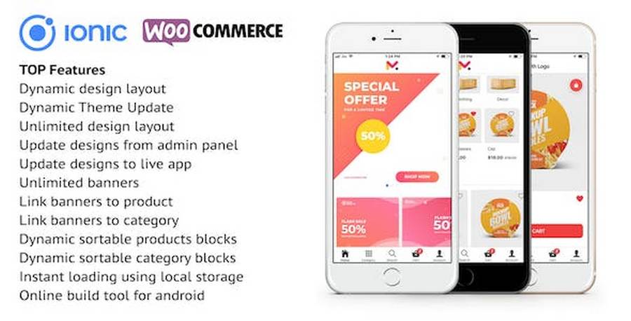 Ionic 4 App for WooCommerce