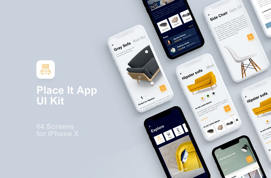 Place It App UI Kit