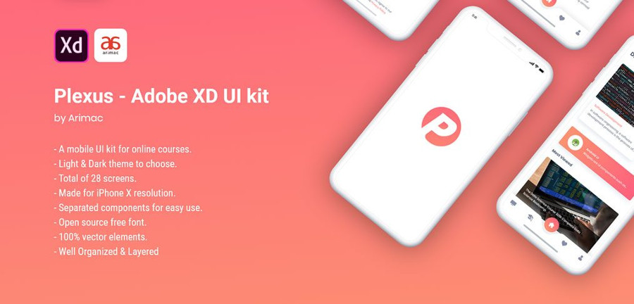 Plexus Adobe XD UI Kit