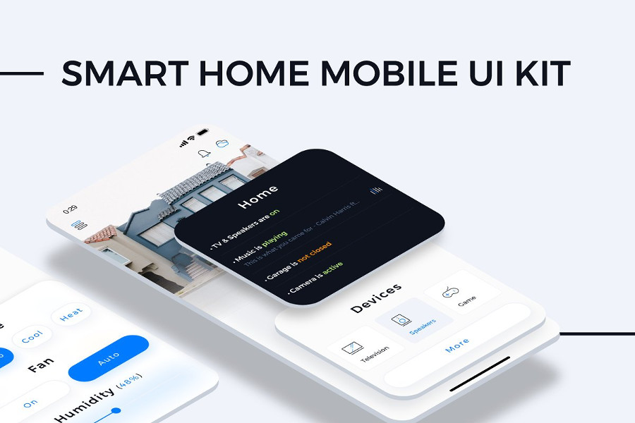 Auroraw Smart Home UI Kit