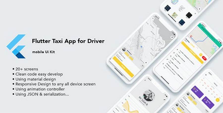 Flutter Taxi App for Driver