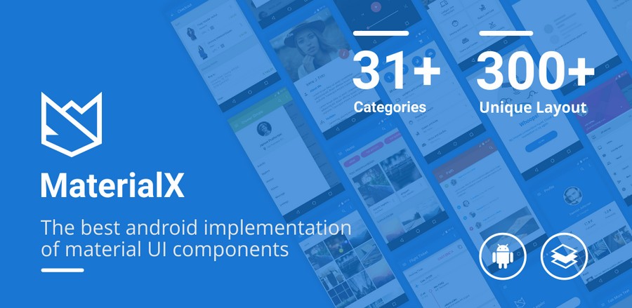 MaterialX - Android Material Design UI Components 2.4