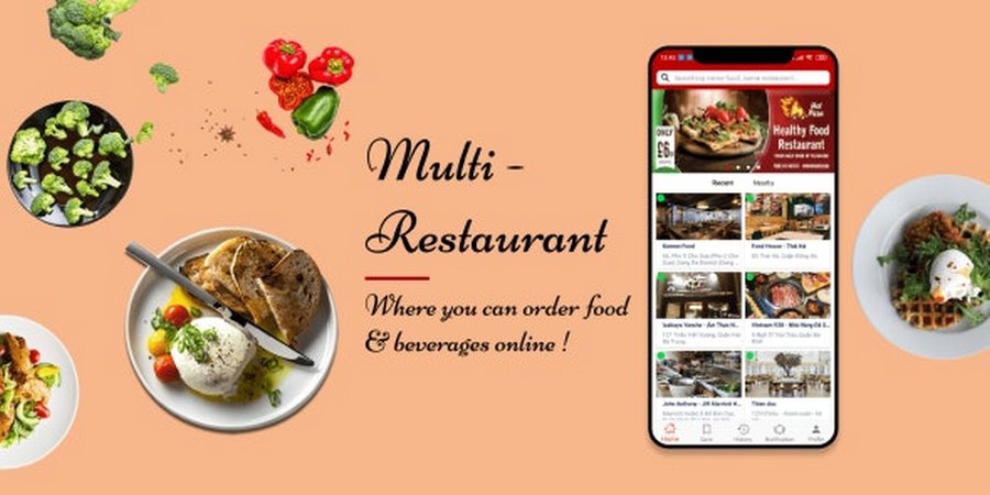 Multi Restaurant Android App Template