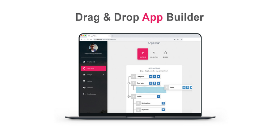 react app builder