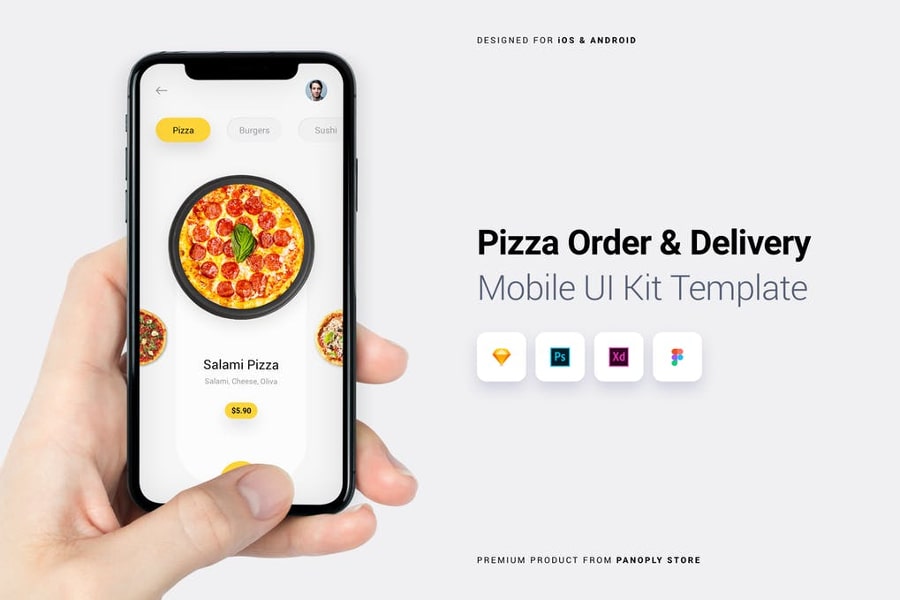 Pizza Order and Delivery UI Kit