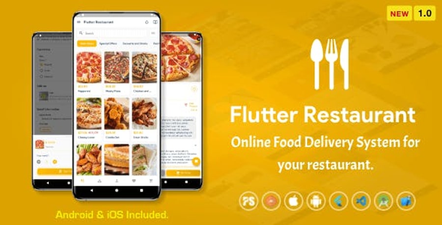 Flutter Food Delivery App Templates: Top 12 List | CSForm