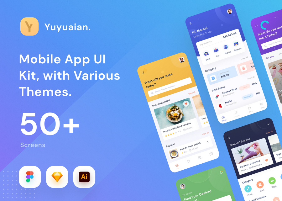 Yuyuaian Mobile UI Kit