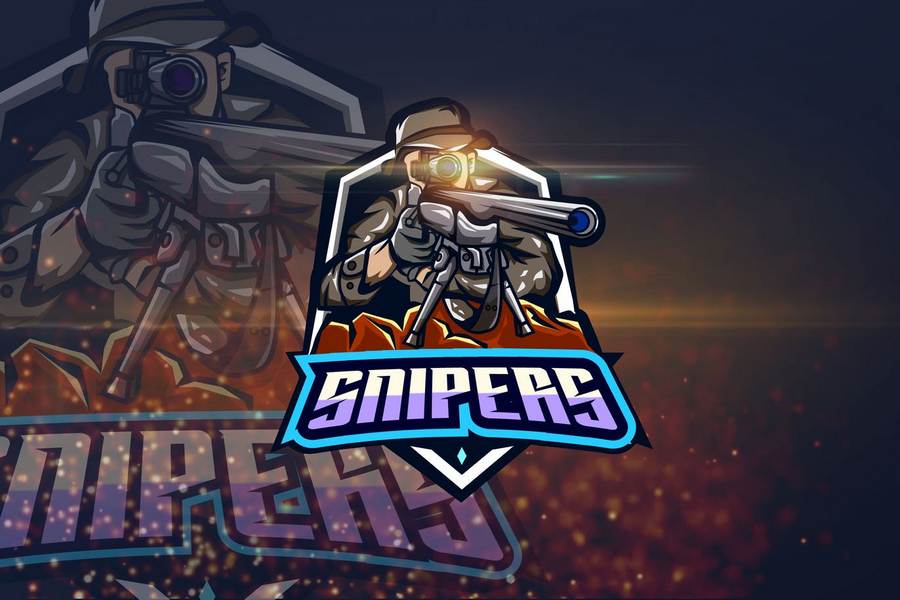 Snipers Esport Logo Template