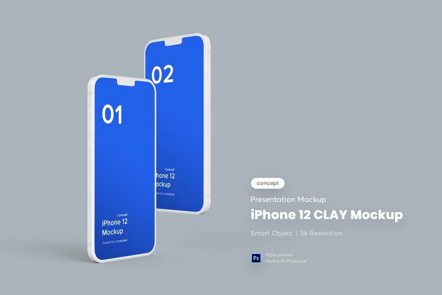 iPhone 12 Mockup Concept