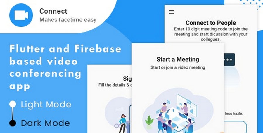 Connect Flutter and Firebase Video Conferencing App